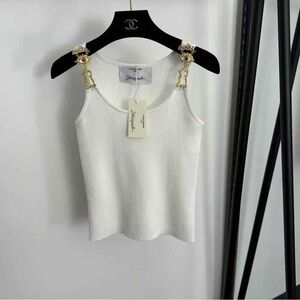 Schiaparelli white tank top